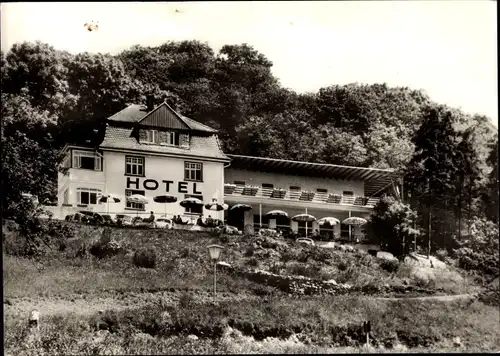 Ak Altweilnau Weilrod im Taunus, Hotel Haus Bergfried