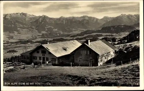 Ak Sonthofen im Oberallgäu Schwaben, Eck Alpe