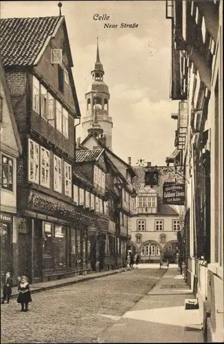 Ak Celle in Niedersachsen, Neue Straße, Garderobenhaus C. Kobbe