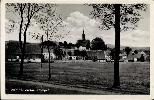 Ak Cämmerswalde Neuhausen Erzgebirge, Totalansicht der Stadt