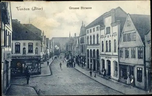 Ak Verden an der Aller, Große Straße