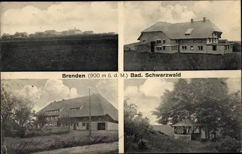 Ak Brenden im Schwarzwald, Kurhäuser, Pavillon, Gesamtansicht