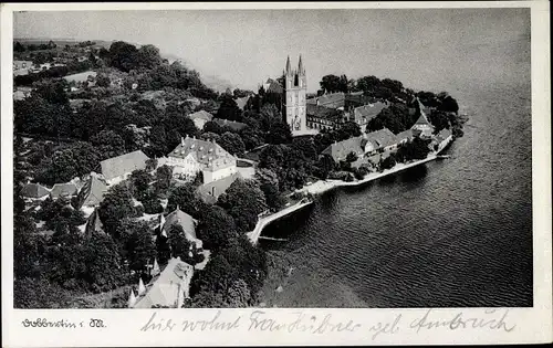 Ak Dobbertin Kreis Ludwigslust Parchim, Fliegeraufnahme von der Klosterkirche