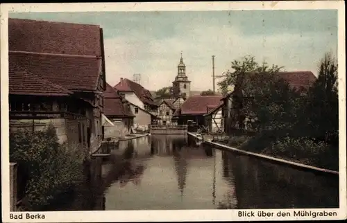 Ak Bad Berka in Thüringen, Mühlgraben