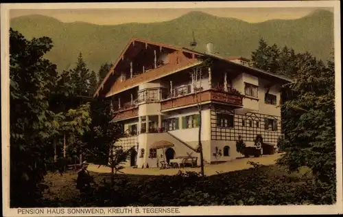 Ak Kreuth am Tegernsee Oberbayern, Pension Haus Sonnwend