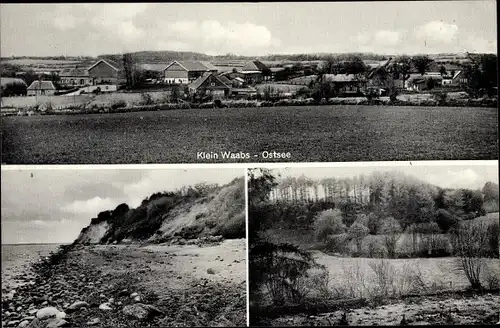 Ak Kleinwaabs Waabs in Holstein, Panorama, Hochufer, Landschaft