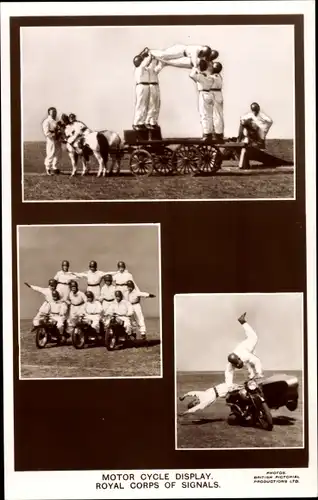 Ak Motor Cycle Display Royal Corps of Signal