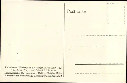 Künstler Ak Lissmann, Friedrich, Isländische Ponys