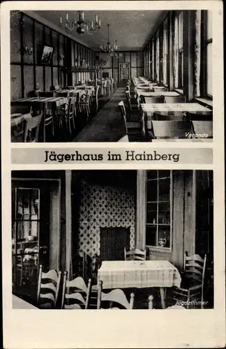 Ak Sehlde an der Innerste Niedersachsen, Waldgasthaus Jägerhaus im Hainberg