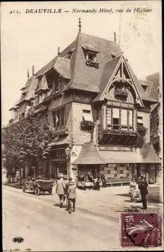 Ak Deauville Calvados, Normandy Hotel, Rue de l'Ecluse