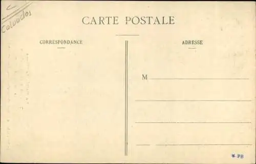 Ak Thury Harcourt Calvados, La Tranchee du Hom