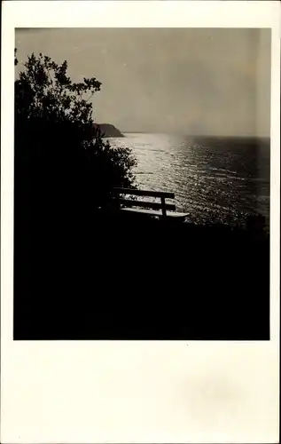 Foto Ak Swetlogorsk Rauschen Ostpreußen, Abendstimmung an der Steilküste