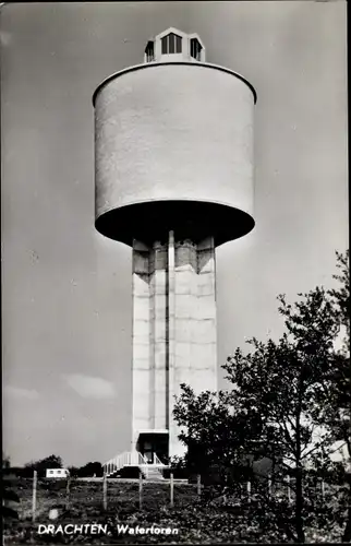 Ak Drachten Friesland Niederlande, Watertoren