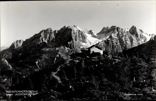 Ak Patriasdorf Lienz Tirol, Hochsteinhütte, Laserzhütte