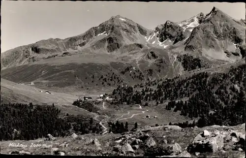 Ak Kühtai Tirol, Dortmunder Hütte, Panorama