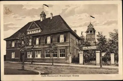 Ak Bredeney Essen im Ruhrgebiet, Cafe-Restaurant Bredeneyer Krone