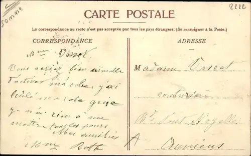 Ak Amiens Somme, Place Gambetta