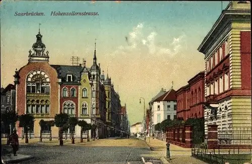 Ak Saarbrücken, Hohenzollernstraße