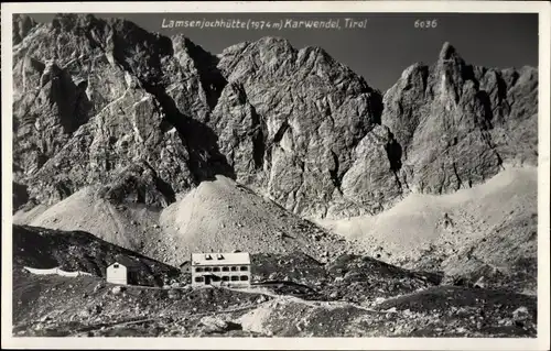 Ak Karwendel Tirol, Lamsenjochhütte