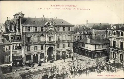 Ak Pau Pyrénées-Atlantiques, Hotel de Ville