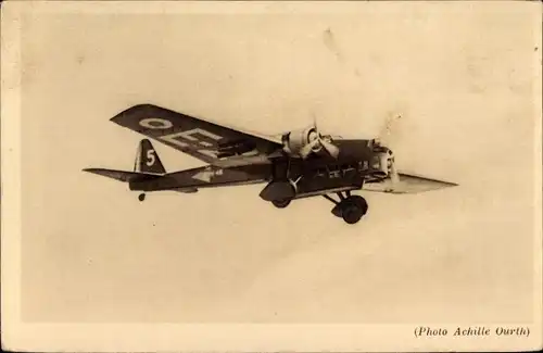 Ak Französisches Militärflugzeug, le bombardier de nuit Amiot 143