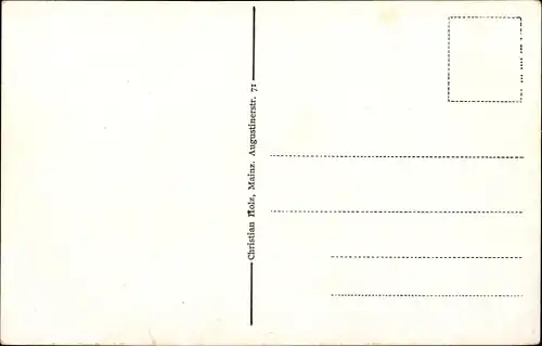 Ak Mainz am Rhein, Rosengarten