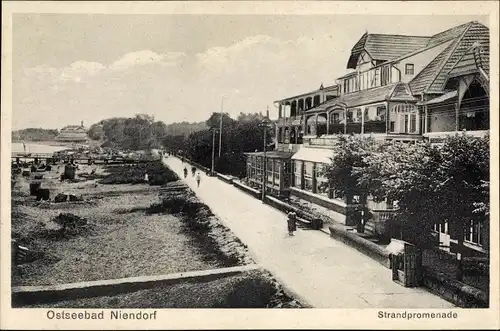 Ak Niendorf Timmendorfer Strand, Strandpromenade, Hotel