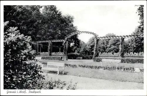 Ak Gronau in Westfalen, Stadtpark