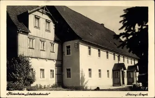 Ak Geising Altenberg im Erzgebirge, Ferienheim Schellhasbaude