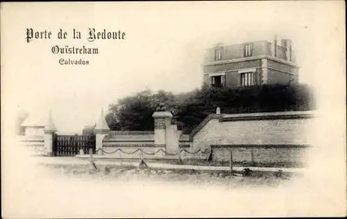 Ak Ouistreham Calvados, Porte de la Redoute