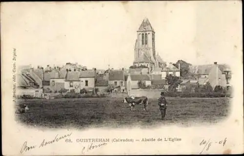 Ak Ouistreham Calvados, Abside de l'Eglise