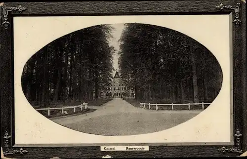 Präge Passepartout Ak Renswoude Utrecht Niederlande, Kasteel