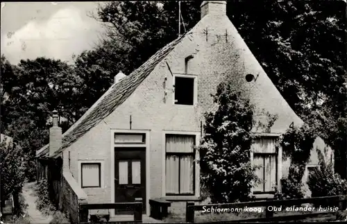 Ak Schiermonnikoog Friesland Niederlande, Oud eilander huisje