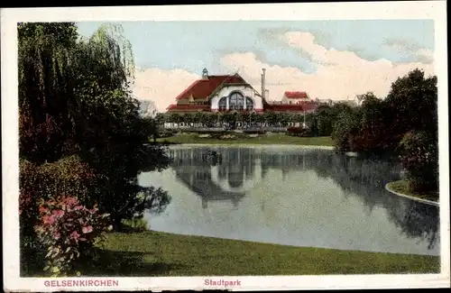 Ak Gelsenkirchen im Ruhrgebiet, Stadtpark