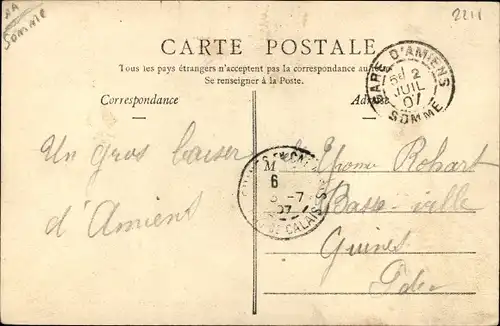 Ak Amiens Somme, L'Hotel Dieu