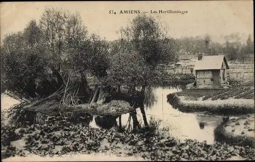 Ak Amiens Somme, Les Hortillonnages