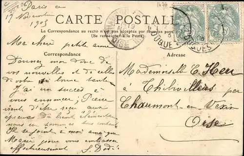 Ak Paris VII, Detailansichten