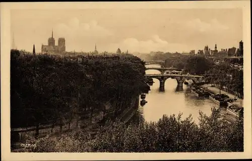 Ak Paris IV, Ecole Massillon, Blick auf die Seine, Vue prise des Dortoirs