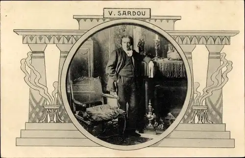Passepartout Ak Schriftsteller Victorien Sardou, Portrait, Les Annales Politiques et Literaires