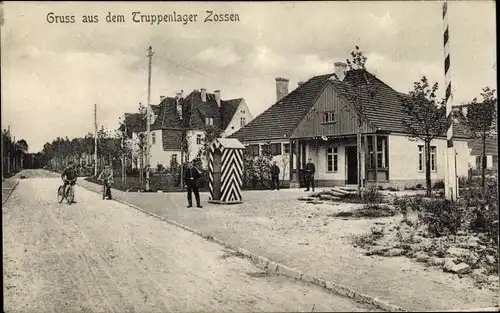 Ak Wünsdorf Zossen in Brandenburg, Truppenübungsplatz, Deutsche Soldaten, Kaiserreich