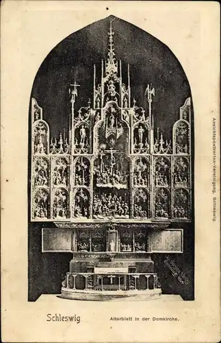 Ak Schleswig an der Schlei, Altarblatt in der Domkirche