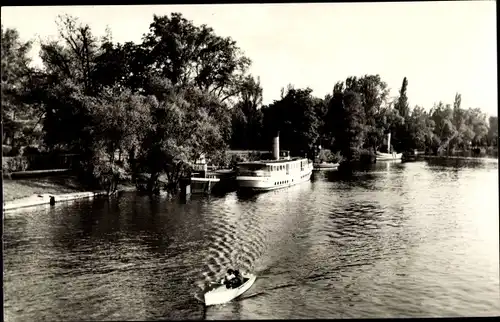 Ak Brandenburg an der Havel, Havelpartie