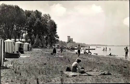 Ak Rangsdorf Kreis Zossen, Blick auf einen Teil des Strandbades