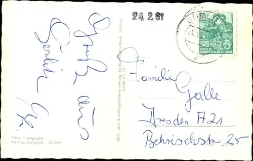 Ak Görlitz in der Lausitz, Peterskirche