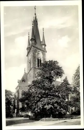 Ak Deuben Freital in Sachsen, Christuskirche