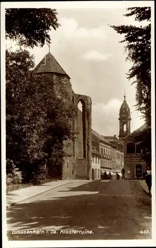 Ak Großenhain Sachsen, Klosterruine