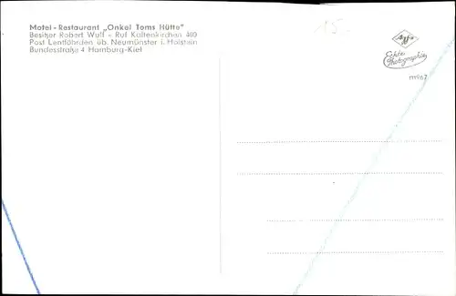 Ak Kaltenkirchen in Holstein, Motel Restaurant Onkel Toms Hütte