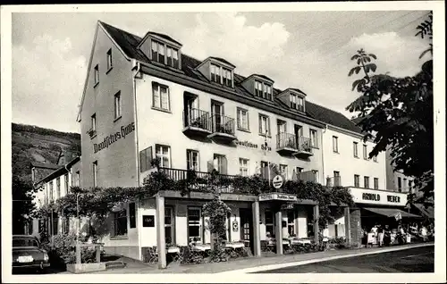 Ak Kamp Rhein Bornhofen, Blick auf das Hotel Deutsches Haus