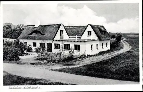 Ak Sankt Peter Ording in Nordfriesland, Kinderheim Weberhäuschen