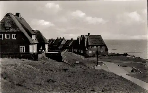 Ak List auf Sylt, Häuser, Nordseeblick